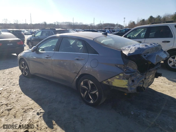 2023 Hyundai Elantra Hybrid Limited with VIN KMHLN4AJ4PU057183, listed as a Copart auction lot 42929775 with 38,938 mi miles and Salvage Title. Bid and sale history available at carsss.com. Image 2.