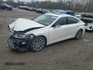 2021 Lexus ES with VIN 58AD11D19MU006860, listed as a Copart auction lot 52684255 with 57,030 mi miles and Salvage Title. Bid and sale history available at carsss.com. Image 1.