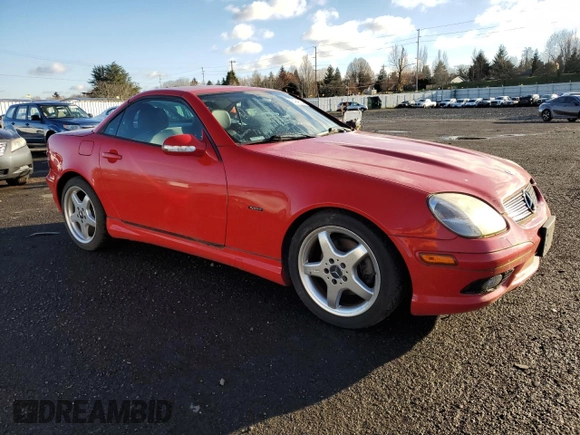 2003 Mercedes-Benz SLK 320 with VIN WDBKK65F43F282727, listed as a Copart auction lot 84246624 with 70,244 mi miles and Clean title. Bid and sale history available at DreamBid. Image 4.