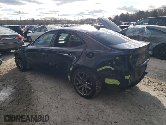 2014 Lexus IS 350 with VIN JTHCE1D20E5005241, listed as a Copart auction lot 82803404 with 130,530 mi miles and Salvage title. Bid and sale history available at DreamBid. Image 2.