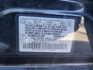2020 Nissan Sentra SV z VIN 3N1AB8CV0LY274865, wystawiony jako Copart lot #47805315 z przebiegiem 41 566 mil mil oraz Szkoda całkowita • Salvage title. Historia ofert i sprzedaży dostępna na DreamBid. Obrazek 14.