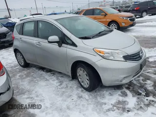 2014 Nissan Note S with VIN 3N1CE2CP8EL367471, listed as a IAAI auction lot 41451652 with 161,616 mi miles and . Bid and sale history available at DreamBid. Image 1.