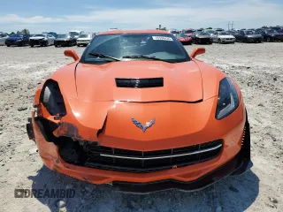 2019 Chevrolet Corvette Z51 1LT with VIN 1G1YH2D79K5115418, listed as a Copart auction lot 55996435 with Not provided miles and Salvage title. Bid and sale history available at DreamBid. Image 5.