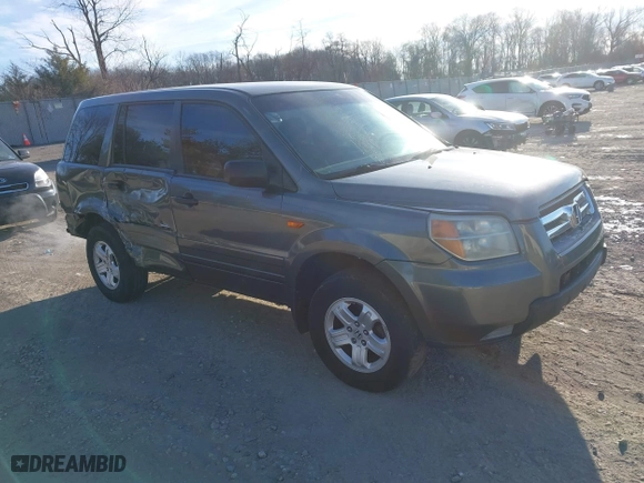 2007 Honda Pilot LX with VIN 2HKYF18197H504905, listed as a IAAI auction lot 41293667 with 200,448 mi miles. Bid and sale history available at carsss.com. Image 1.