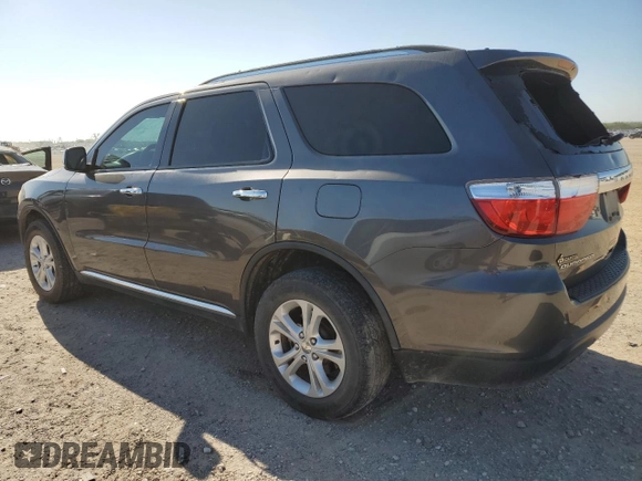 2013 Dodge Durango Crew with VIN 1C4RDHDG2DC686256, listed as a Copart auction lot 52184315 with 150,075 mi miles and Salvage title. Bid and sale history available at DreamBid. Image 2.