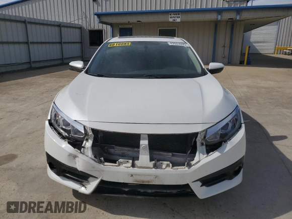 2018 Honda Civic EX-L with VIN JHMFC1F77JX034729, listed as a Copart auction lot 49603095 with 95,402 mi miles and Salvage Title. Bid and sale history available at DreamBid. Image 5.