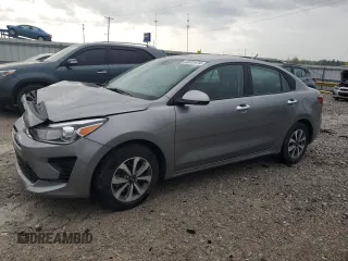2021 Kia Rio LX with VIN 3KPA24AD6ME375752, listed as a Copart auction lot 48972474 with 50,000 mi miles and Salvage Title. Bid and sale history available at carsss.com. Image 1.