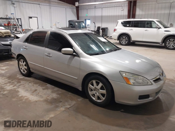2005 Honda Accord EX-L z VIN 1HGCM66535A037120, wystawiony jako IAAI lot #41452539 z przebiegiem 173 382 mil mil oraz . Historia ofert i sprzedaży dostępna na DreamBid. Obrazek 1.