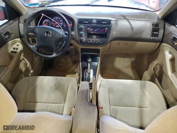 2003 Honda Civic LX with VIN 2HGES16573H576551, listed as a Copart auction lot 49083525 with 228,923 mi miles and Salvage Title. Bid and sale history available at carsss.com. Image 8.