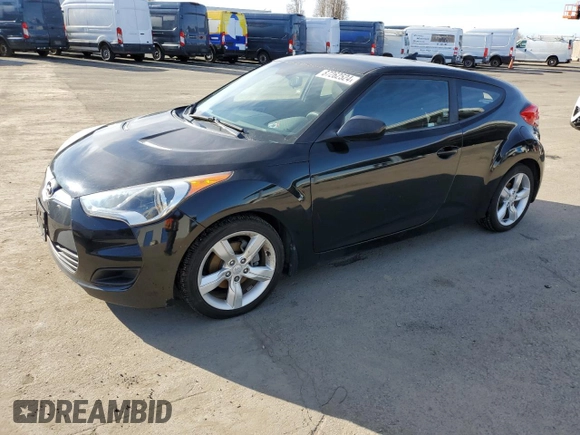 2012 Hyundai Veloster w/Red Int with VIN KMHTC6AD2CU065143, listed as a Copart auction lot 87262524 with 111,448 mi miles and Clean title. Bid and sale history available at DreamBid. Image 1.