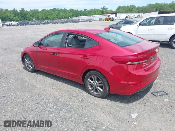 2017 Hyundai Elantra Limited z VIN 5NPD84LF9HH021560, wystawiony jako IAAI lot #42313351 z przebiegiem 90 549 mil mil oraz . Historia ofert i sprzedaży dostępna na DreamBid. Obrazek 3.