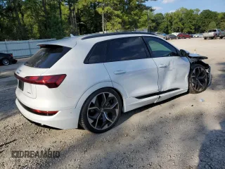 2021 Audi e-tron Prestige with VIN WA1VABGE9MB026522, listed as a Copart auction lot 68485673 with 23,448 mi miles and . Bid and sale history available at DreamBid. Image 3.