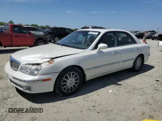 2005 Hyundai XG350 with VIN KMHFU45E85A425828, listed as a Copart auction lot 54000595 with 100,555 mi miles and Clean Title. Bid and sale history available at carsss.com. Image 1.