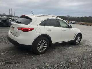 2016 Infiniti QX70 z VIN JN8CS1MU7GM670825, wystawiony jako Copart lot #43550055 z przebiegiem 61 773 mil mil oraz Szkoda całkowita • Salvage title. Historia ofert i sprzedaży dostępna na DreamBid. Obrazek 3.