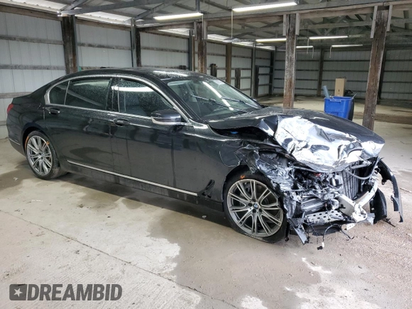 2019 BMW 7 Series 740i с VIN WBA7E2C57KB454012, выставлен на аукционе Copart как лот 50977775 с пробегом Не указан миль и Списание • Salvage title. История ставок и продаж доступна на DreamBid. Изображение 4.