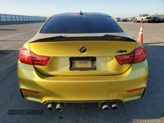 2017 BMW M4 with VIN WBS3R9C58HK708830, listed as a Copart auction lot 66844954 with 82,334 mi miles and Salvage Title. Bid and sale history available at carsss.com. Image 6.