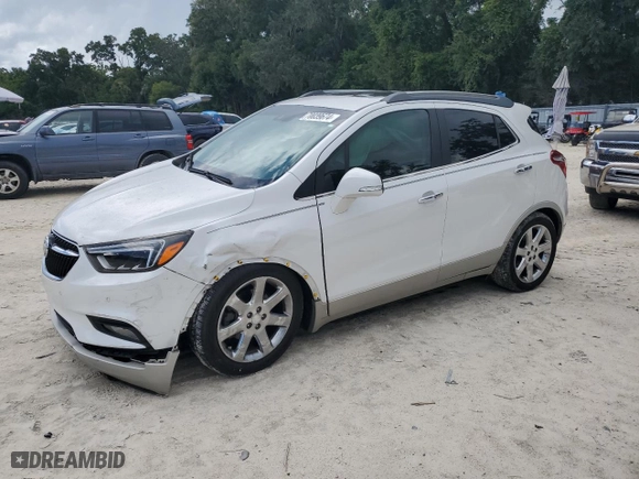 2017 Buick Encore Premium with VIN KL4CJDSB0HB042596, listed as a Copart auction lot 70039674 with 46,691 mi miles and Salvage Title. Bid and sale history available at carsss.com. Image 1.