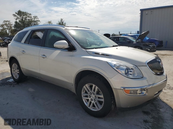 2009 Buick Enclave CX with VIN 5GAER13D49J194914, listed as a Copart auction lot 69853824 with 124,972 mi miles and Salvage Title. Bid and sale history available at DreamBid. Image 4.