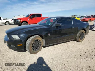2014 Ford Mustang V6 with VIN 1ZVBP8AM2E5252361, listed as a Copart auction lot 50242705 with 162,829 mi miles and Salvage Title. Bid and sale history available at carsss.com. Image 1.