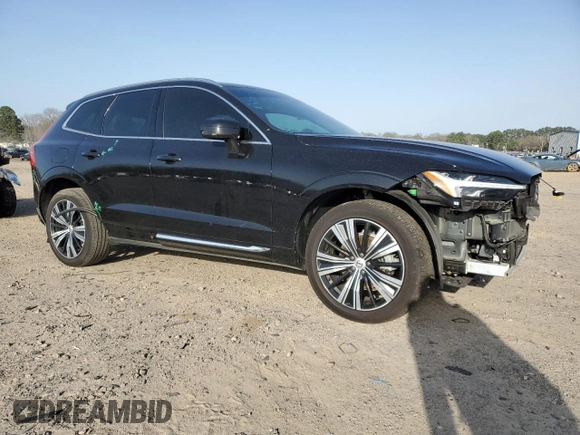 2022 Volvo XC60 Inscription with VIN YV4L12DL6N1981816, listed as a Copart auction lot 48015845 with 43,410 mi miles and Salvage Title. Bid and sale history available at carsss.com. Image 4.