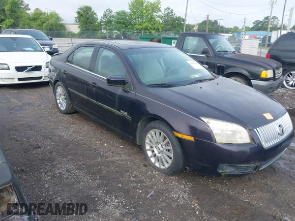2007 Mercury Milan Premier with VIN 3MEHM08177R616176, listed as a IAAI auction lot 42361796 with Not provided miles and . Bid and sale history available at DreamBid. Image 1.