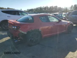 2004 Mazda RX-8 with VIN JM1FE173240116713, listed as a Copart auction lot 87615985 with 118,093 mi miles and Salvage Title. Bid and sale history available at carsss.com. Image 3.