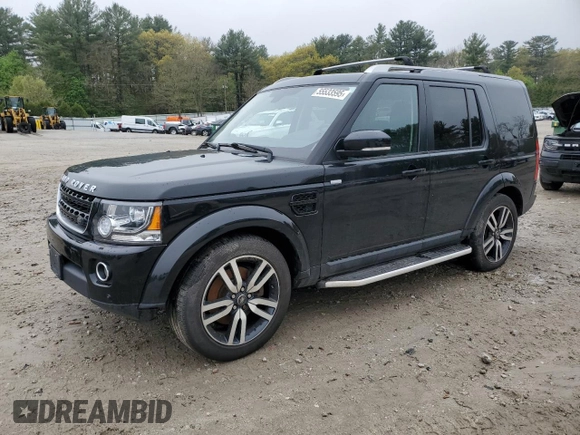 2016 Land Rover LR4 HSE Lux with VIN SALAK2V64GA818707, listed as a Copart auction lot 55533595 with 168,908 mi miles and Clean Title. Bid and sale history available at DreamBid. Image 1.