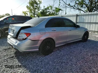 2014 Mercedes-Benz C 250 Sport with VIN WDDGF4HB8EA955064, listed as a Copart auction lot 63184135 with 104,735 mi miles and Salvage title. Bid and sale history available at DreamBid. Image 3.