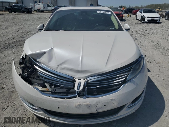 2015 Lincoln MKZ with VIN 3LN6L2J92FR602820, listed as a Copart auction lot 53164855 with 224,893 mi miles and Salvage title. Bid and sale history available at DreamBid. Image 5.