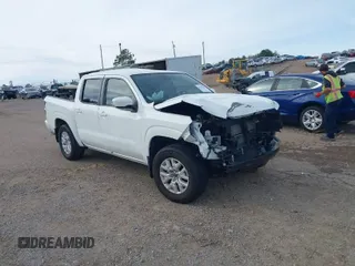 2022 Nissan Frontier SV with VIN 1N6ED1EJ2NN644012, listed as a IAAI auction lot 41737789 with 25,856 mi miles. Bid and sale history available at carsss.com. Image 1.