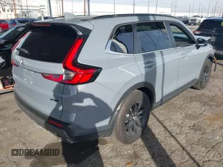 2024 Honda CR-V Sport with VIN 7FARS5H54RE032726, listed as a IAAI auction lot 41170387 with 19,721 mi miles and . Bid and sale history available at DreamBid. Image 4.