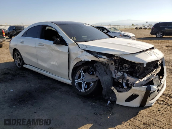 2018 Mercedes-Benz CLA 250 with VIN WDDSJ4EB9JN527391, listed as a Copart auction lot 47368244 with 82,162 mi miles and . Bid and sale history available at DreamBid. Image 4.