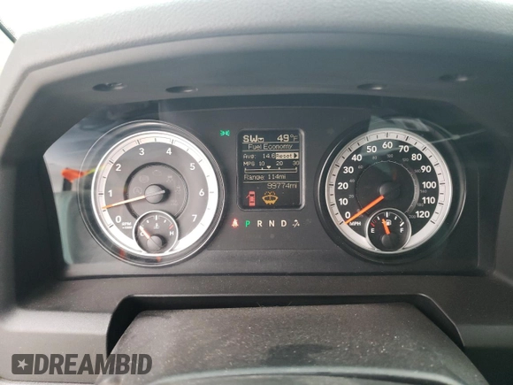2014 Ram 1500 Tradesman with VIN 1C6RR7FT7ES379542, listed as a Copart auction lot 42790105 with 99,774 mi miles and Salvage Title. Bid and sale history available at carsss.com. Image 9.