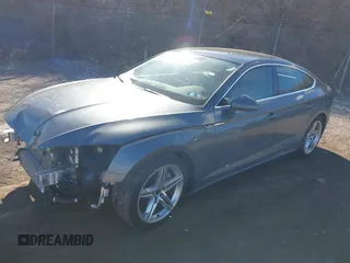 2021 Audi A5 Sportback S line Premium Plus with VIN WAUFACF52MA047877, listed as a IAAI auction lot 41643604 with 34,912 mi miles. Bid and sale history available at carsss.com. Image 18.