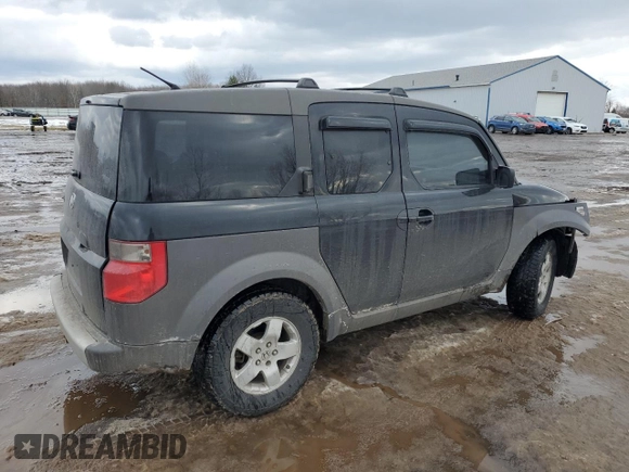 2004 Honda Element EX with VIN 5J6YH27604L003576, listed as a Copart auction lot 43266115 with 175,838 mi miles and Salvage Title. Bid and sale history available at DreamBid. Image 3.