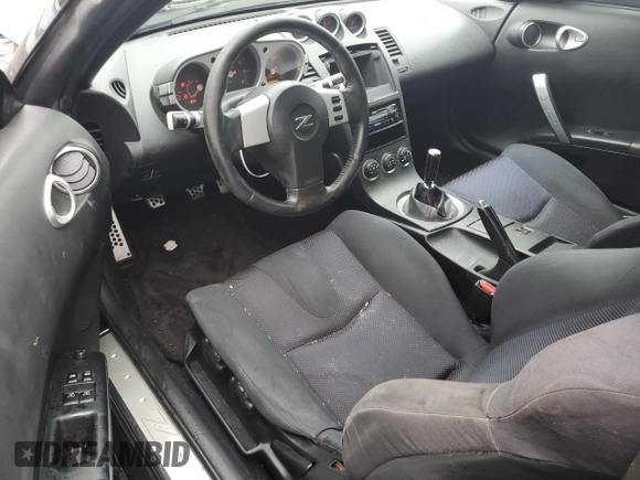 2005 Nissan 350Z Touring with VIN JN1AZ34E85M651736, listed as a Copart auction lot 51158645 with 221,297 mi miles and Salvage Title. Bid and sale history available at carsss.com. Image 8.