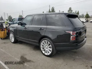 2020 Land Rover Range Rover with VIN SALGR2SU3LA589326, listed as a Copart auction lot 75936514 with 56,079 mi miles and Salvage title. Bid and sale history available at DreamBid. Image 2.