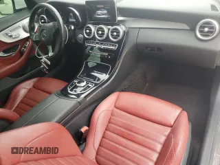 2017 Mercedes-Benz C 300 with VIN WDDWJ4JB5HF353525, listed as a Copart auction lot 49884705 with 53,840 mi miles and Salvage Title. Bid and sale history available at carsss.com. Image 8.