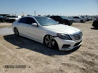 2015 Mercedes-Benz S 550 with VIN WDDUG8CB5FA074757, listed as a Copart auction lot 46002355 with 114,888 mi miles and Salvage Title. Bid and sale history available at carsss.com. Image 10.