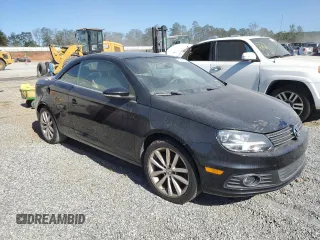 2013 Volkswagen Eos Komfort with VIN WVWBW8AH3DV003705, listed as a Copart auction lot 75803184 with Not Provided miles and Salvage Title. Bid and sale history available at DreamBid. Image 4.