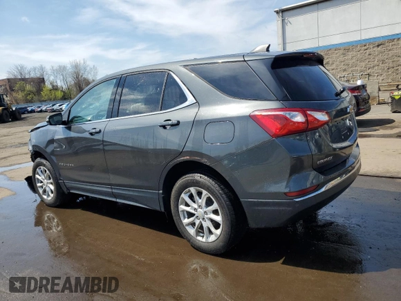 2018 Chevrolet Equinox LT with VIN 2GNAXSEV8J6104607, listed as a Copart auction lot 54155635 with 46,603 mi miles and Salvage Title. Bid and sale history available at carsss.com. Image 2.