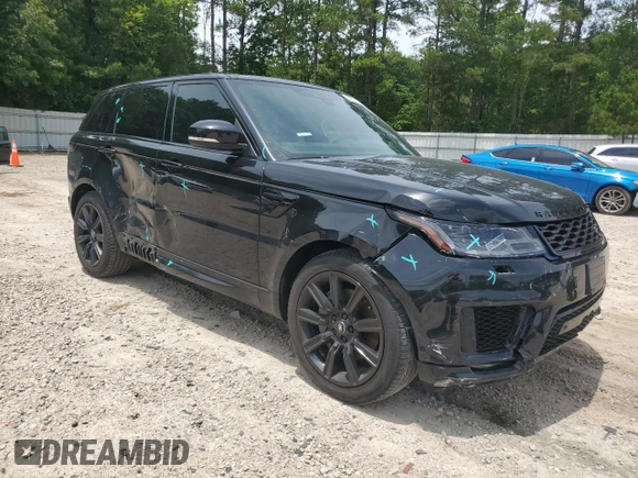 2020 Land Rover Range Rover Sport HSE with VIN SALWR2SU1LA731443, listed as a Copart auction lot 59311295 with 79,429 mi miles and Salvage title. Bid and sale history available at DreamBid. Image 4.