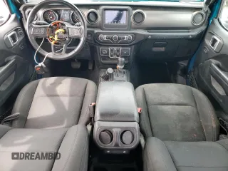 2020 Jeep Wrangler Unlimited Willys with VIN 1C4HJXDN4LW137202, listed as a Copart auction lot 50797485 with 109,509 mi miles and Salvage title. Bid and sale history available at DreamBid. Image 8.