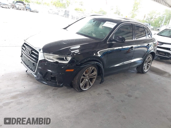 2017 Audi Q3 Premium Plus with VIN WA1HCCFS1HR013054, listed as a IAAI auction lot 42359261 with 148,435 mi miles and . Bid and sale history available at DreamBid. Image 2.