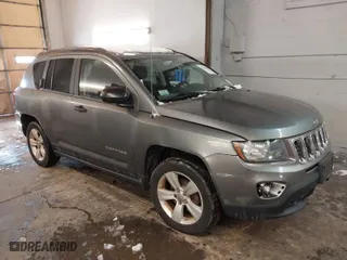 2014 Jeep Compass Sport with VIN 1C4NJDBB0ED535757, listed as a IAAI auction lot 41566488 with 61,609 mi miles. Bid and sale history available at carsss.com. Image 1.