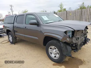 2022 Toyota Tacoma SR with VIN 3TYCZ5AN3NT078324, listed as a IAAI auction lot 42007132 with 35,802 mi miles and . Bid and sale history available at DreamBid. Image 1.