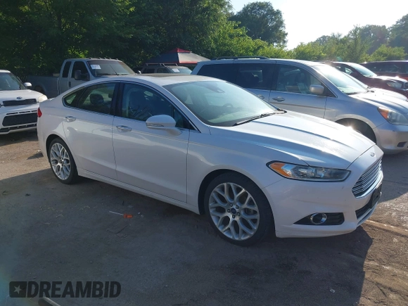 2014 Ford Fusion Titanium with VIN 3FA6P0K95ER128961, listed as a IAAI auction lot 42750668 with 197,188 mi miles and . Bid and sale history available at DreamBid. Image 1.