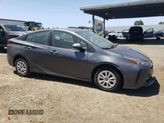 2022 Toyota Prius L Eco with VIN JTDKAMFUXN3174168, listed as a Copart auction lot 61052455 with 54,547 mi miles and Salvage title. Bid and sale history available at DreamBid. Image 4.