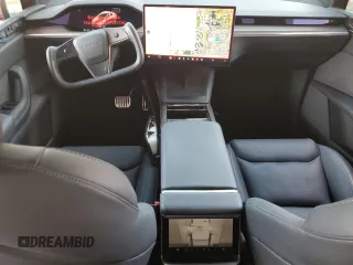 2023 Tesla Model X with VIN 7SAXCBE5XPF367136, listed as a Copart auction lot 45357254 with 13,036 mi miles and Salvage Title. Bid and sale history available at DreamBid. Image 8.