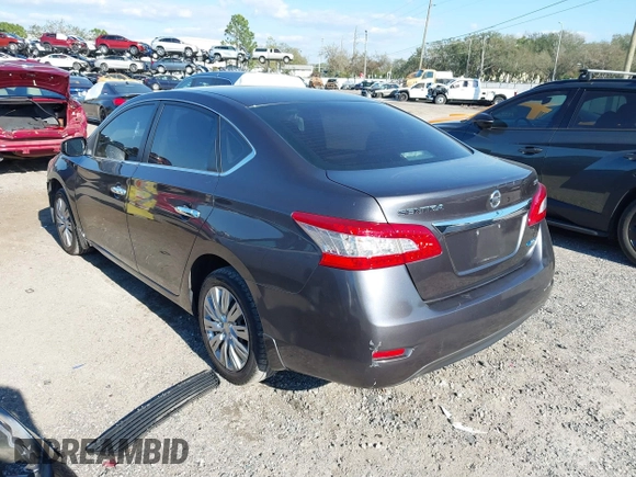 2013 Nissan Sentra SV with VIN 3N1AB7AP6DL707215, listed as a IAAI auction lot 41684144 with 130,726 mi miles and . Bid and sale history available at DreamBid. Image 3.